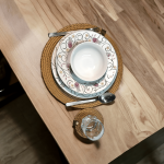 Amerikan Servis Supla Takımı+Ekmek Sepeti+6'lı Bardak Altlığı